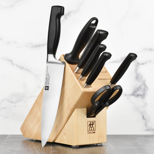 Zwilling Four Star 8 Piece Knife Block Set