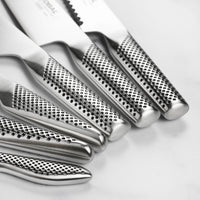 2024年のクリスマスの特別な衣装 Piece 8 - Set Block Knife Global Bamboo More and Cutlery – 調理器具