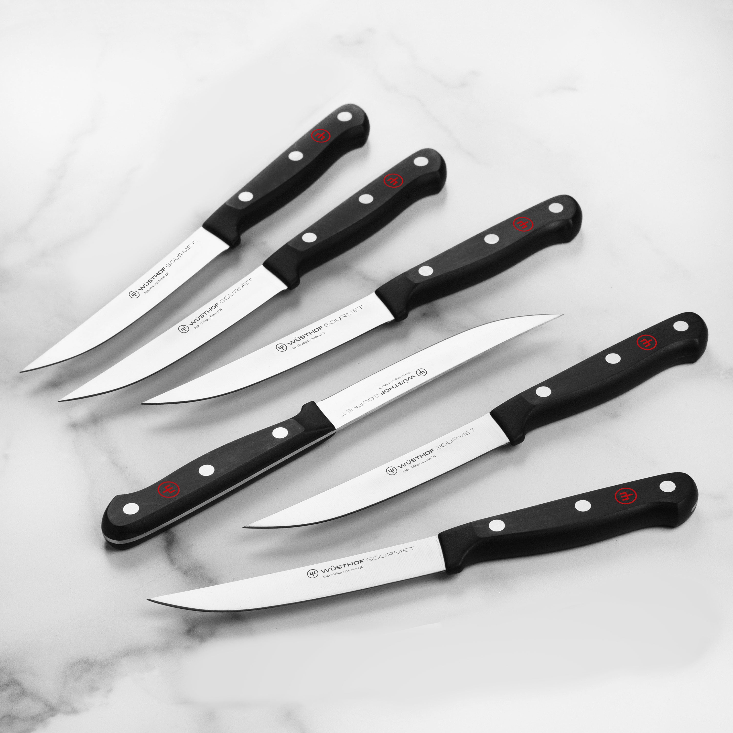 Wusthof Gourmet Steak Knife Set 6 Piece Cutlery and More