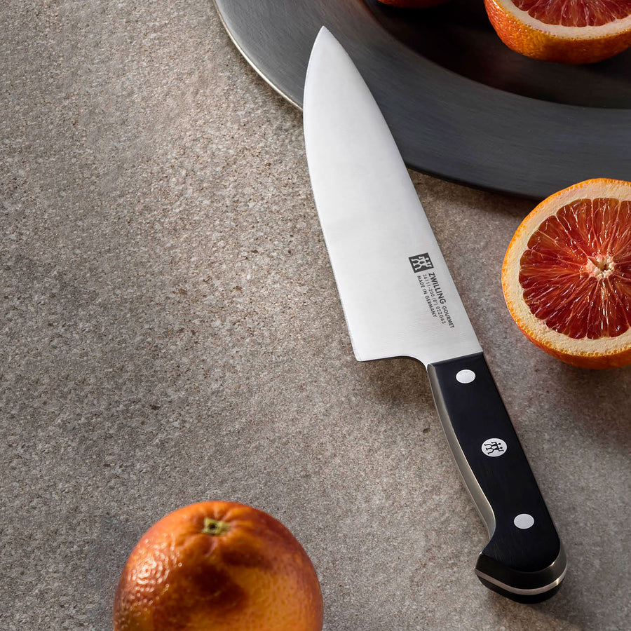 Stainless Steel Chef's Knife-8 inch Blade — The Grateful Gourmet
