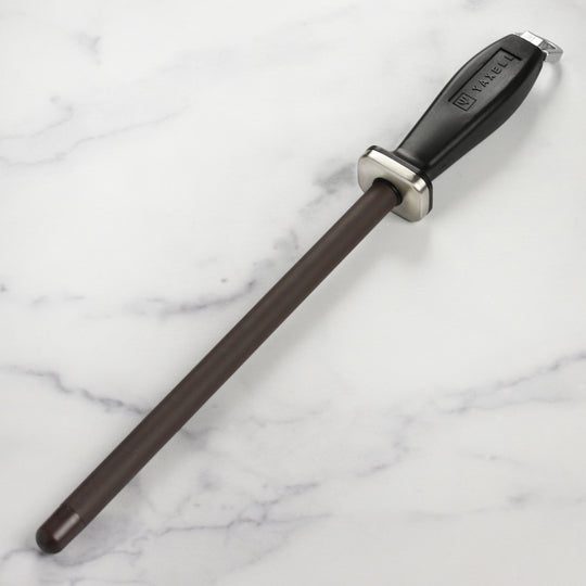 Yaxell 10.5" Reinforced Black Ceramic Sharpening Rod