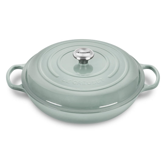 Le Creuset Signature Cast Iron 5-quart Sea Salt Braiser