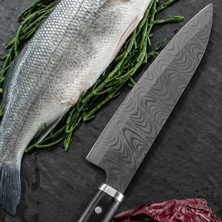 Kyocera Premier Elite 7" HIP Black Ceramic Chef's Knife