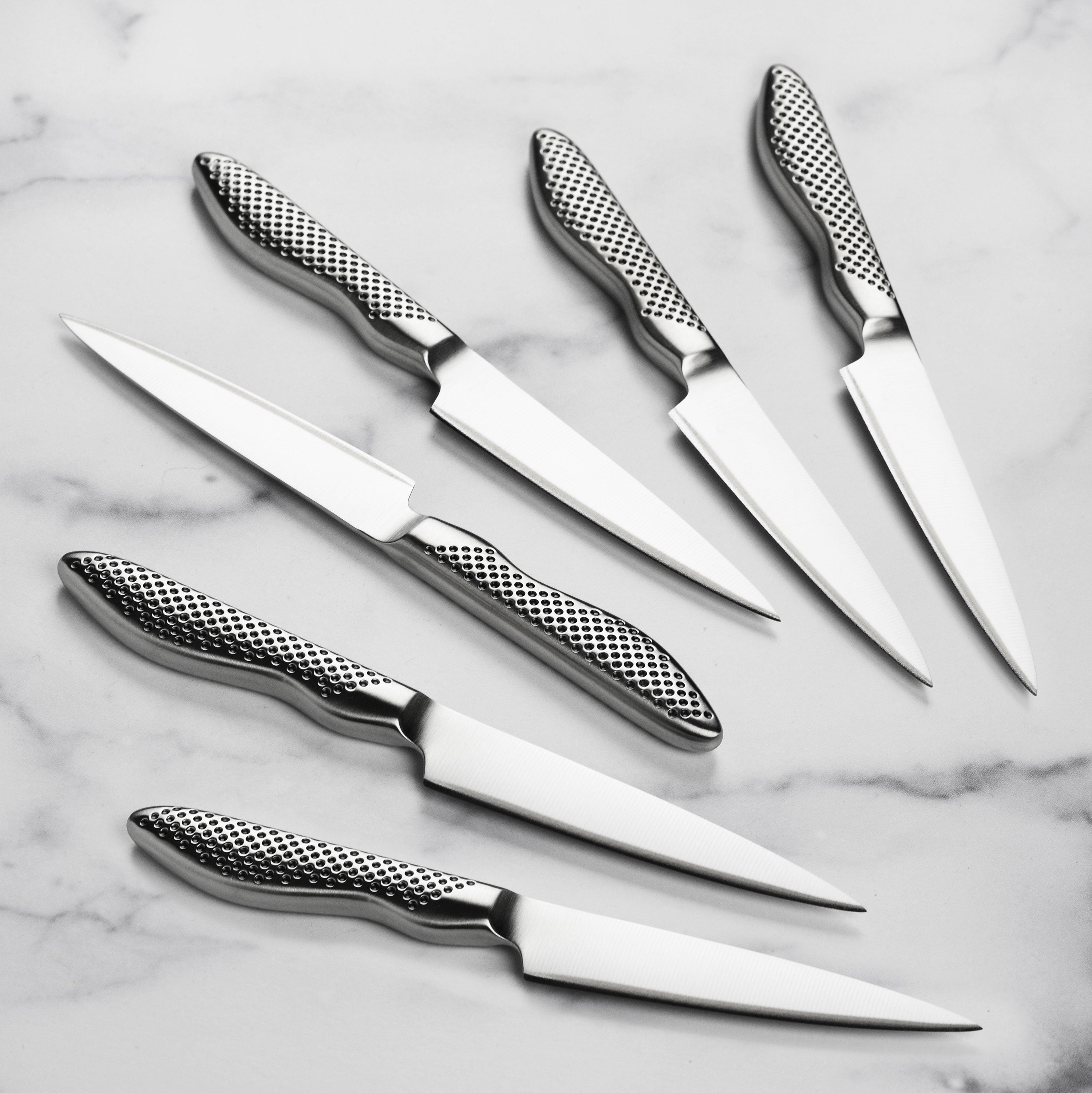 Global Steak Knife Set 6 Piece Cutlery and More