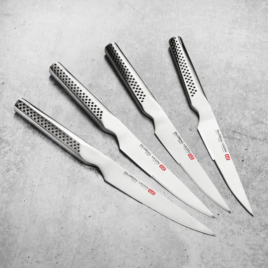 Global Ukon 4 Piece Steak Knife Set
