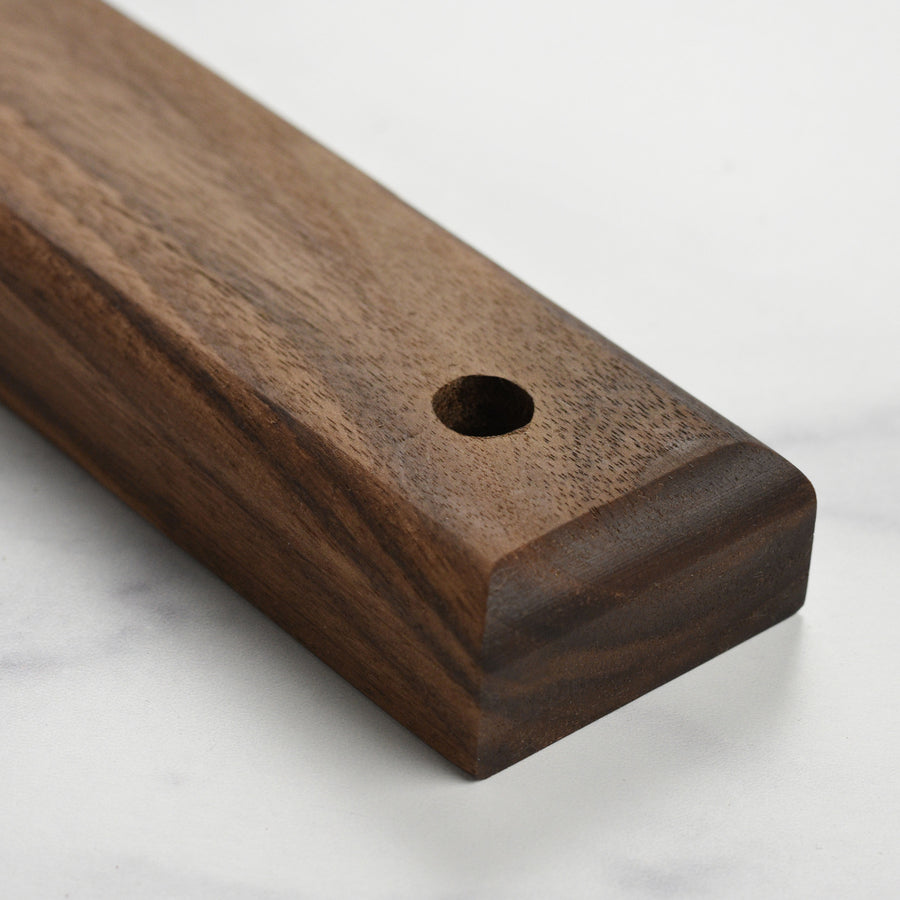 20" American Walnut Wood Magnetic Knife Bar