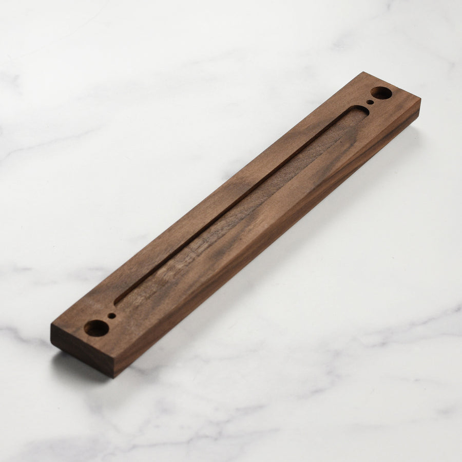 12" American Walnut Wood Magnetic Knife Bar
