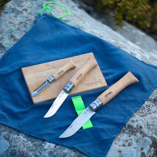 Opinel Nomad Outdoor Camping Folding Knife & Utensil Kit