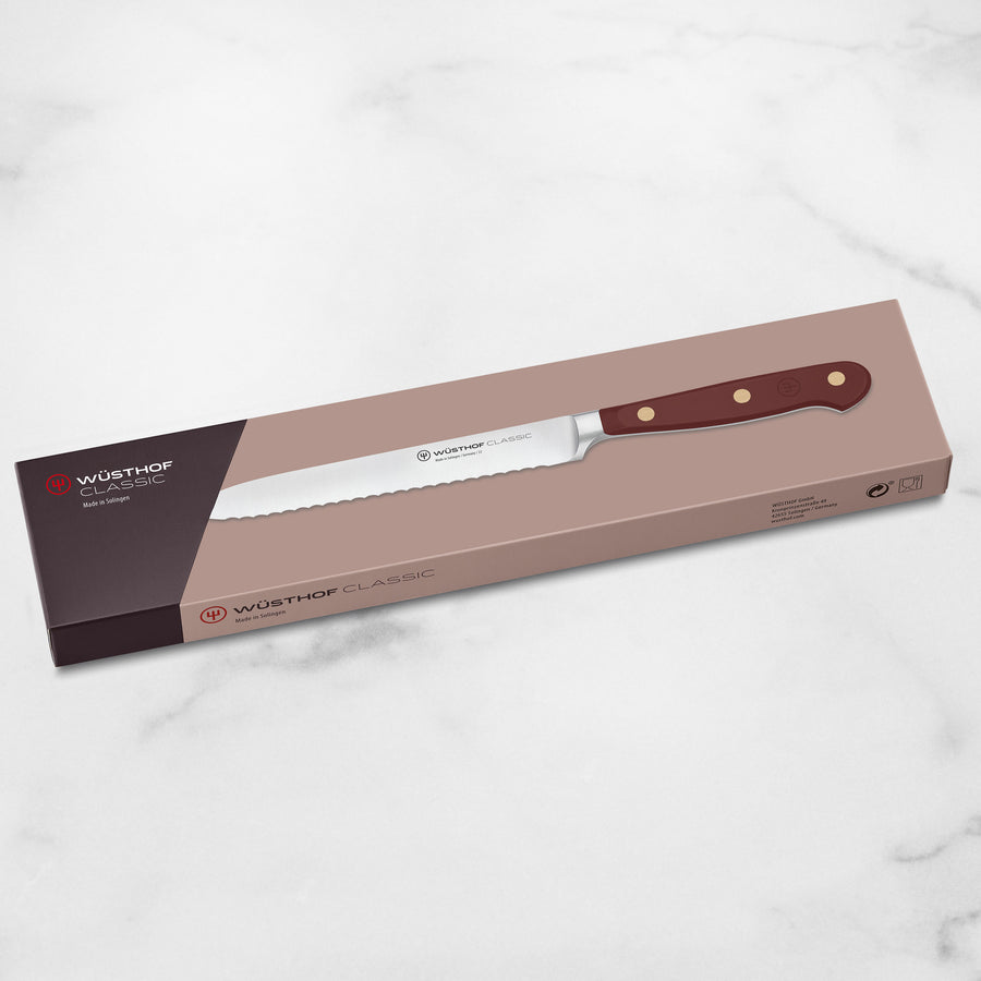 Wusthof Classic 5" Tasty Sumac Serrated Utility Knife