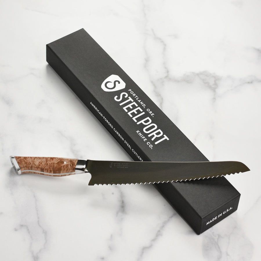 Steelport Carbon Steel 10" Bread Knife