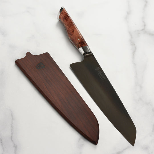 Steelport Carbon Steel 8" Chef's Knife with Oregon Maple Magnetic Sheath