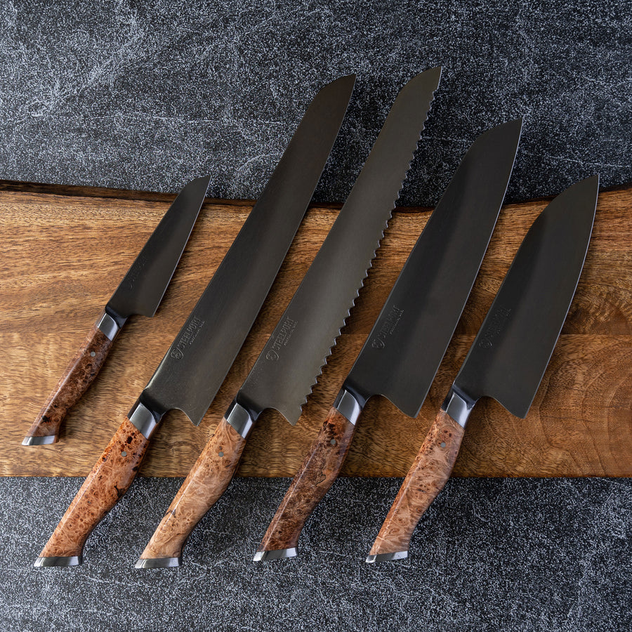 Steelport Carbon Steel Knife Set with Sheaths - 3 Piece
