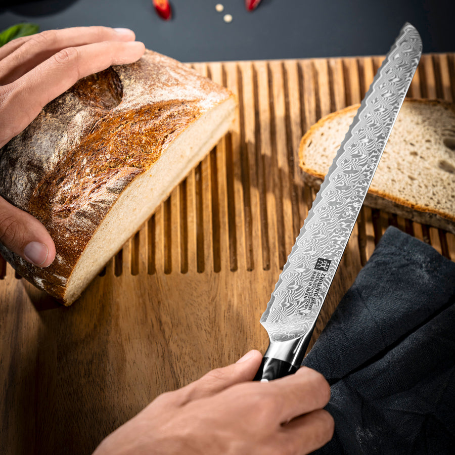 Zwilling Damascus Bread Knife - Tanrei 9