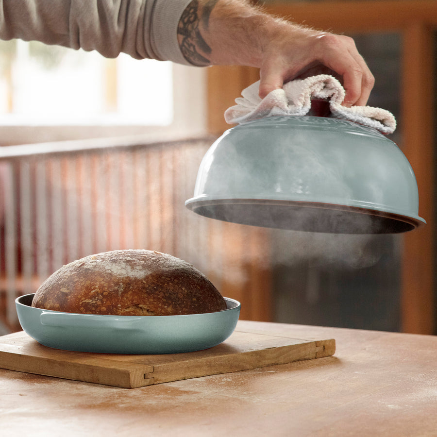 Le Creuset on X: Ready, set bake. 🍞 This sweet and savory Parmesan, Date  and Walnut Bread is baked to perfection in a Sea Salt Bread Oven:    / X