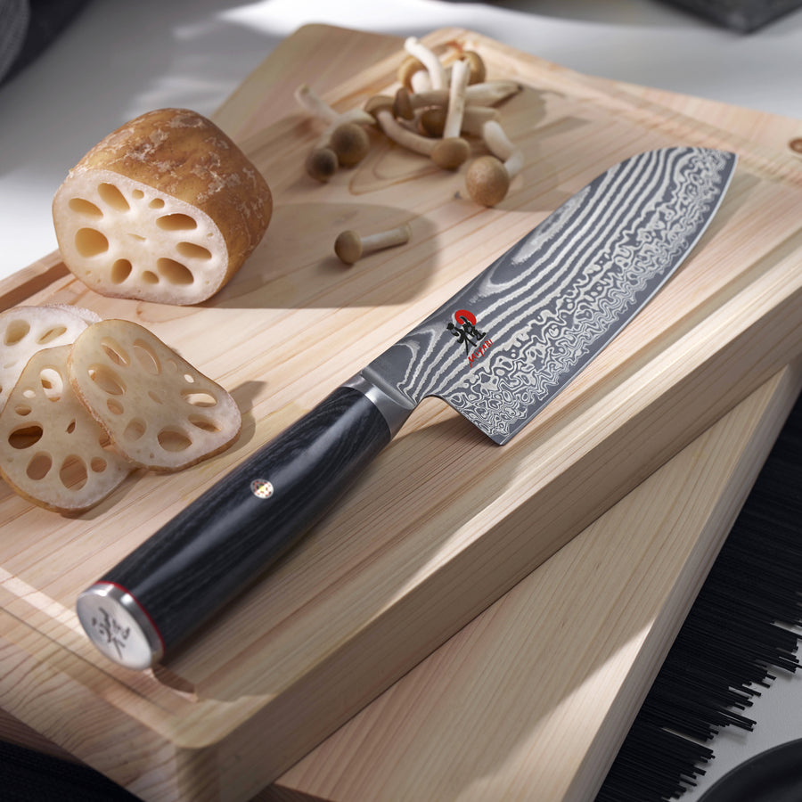 10 Piece Japanese Damascus Kitchen Knives Set 