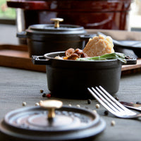 Staub Mini Round Dutch Oven - Cast Iron - Matte Black – Cutlery