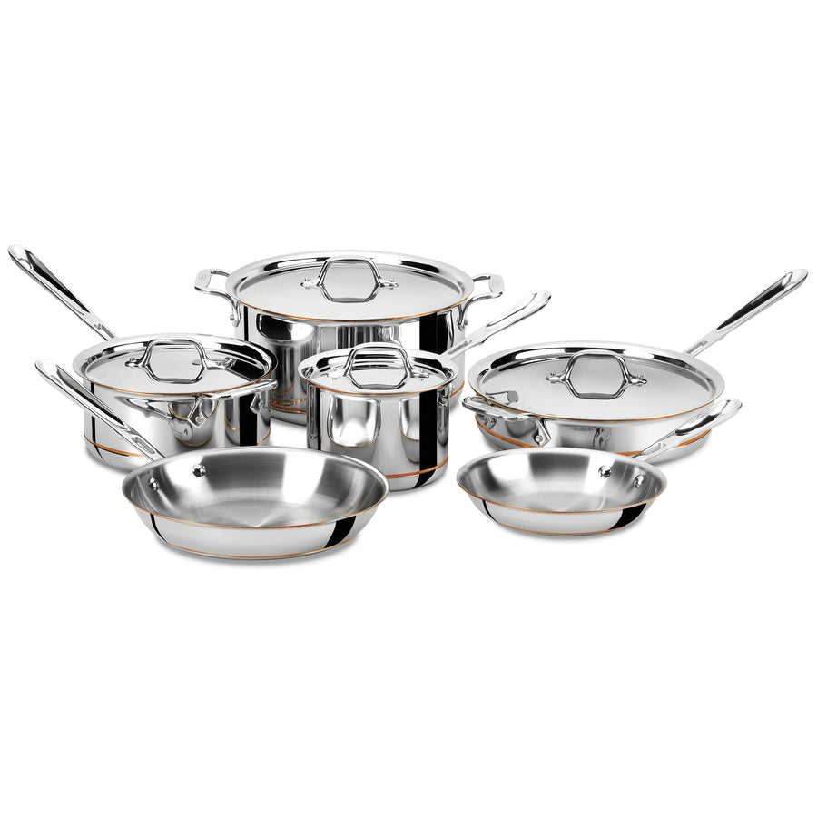 All-Clad Copper Core 15-Piece Cookware Set  Cookware set, Induction  cookware, Copper cooking pan