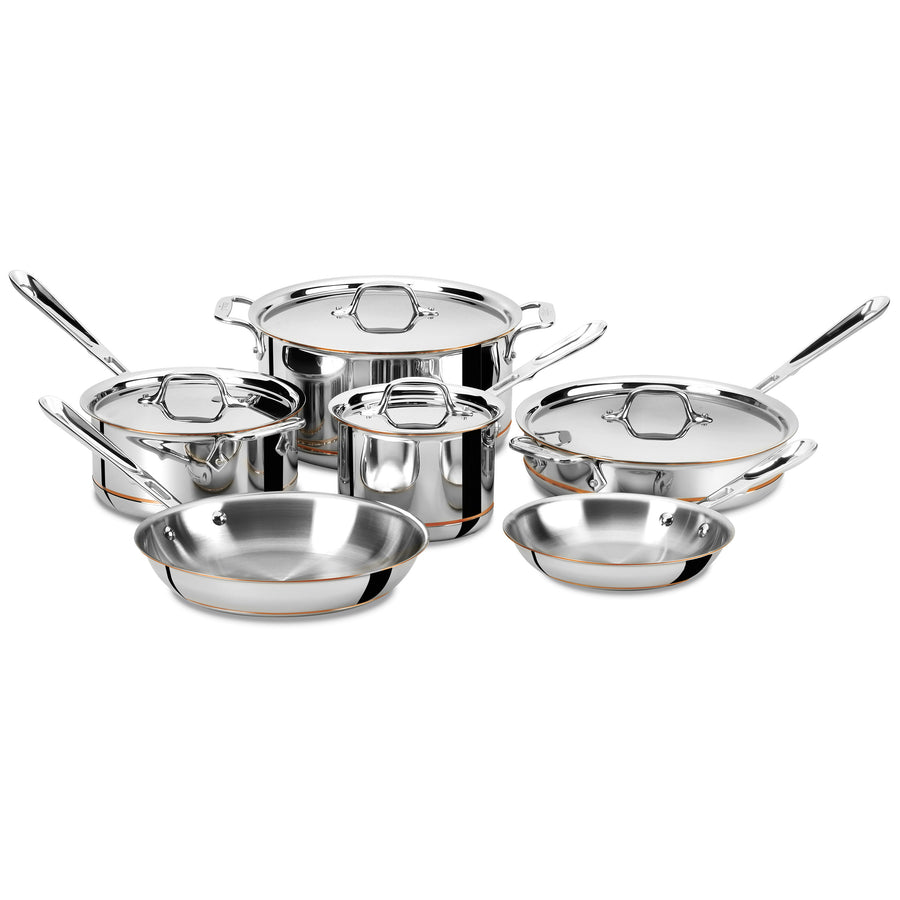 Liquid Core Cookware All-Clad Copper Core Cookware Set - 10 Piece – Cutlery and More