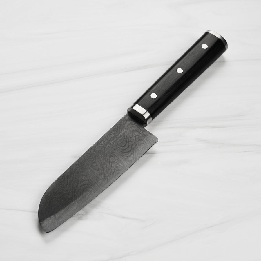 Kyocera Premier Elite 5.5" HIP Black Ceramic Santoku Knife
