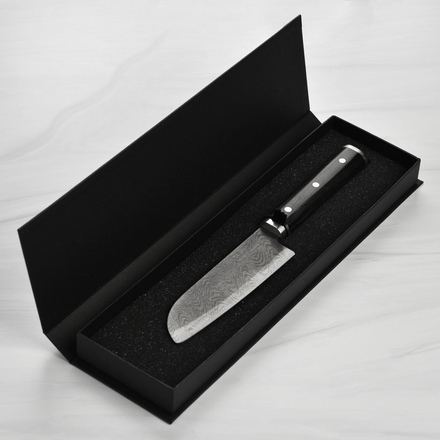 Kyocera Premier Elite 5.5" HIP Black Ceramic Santoku Knife