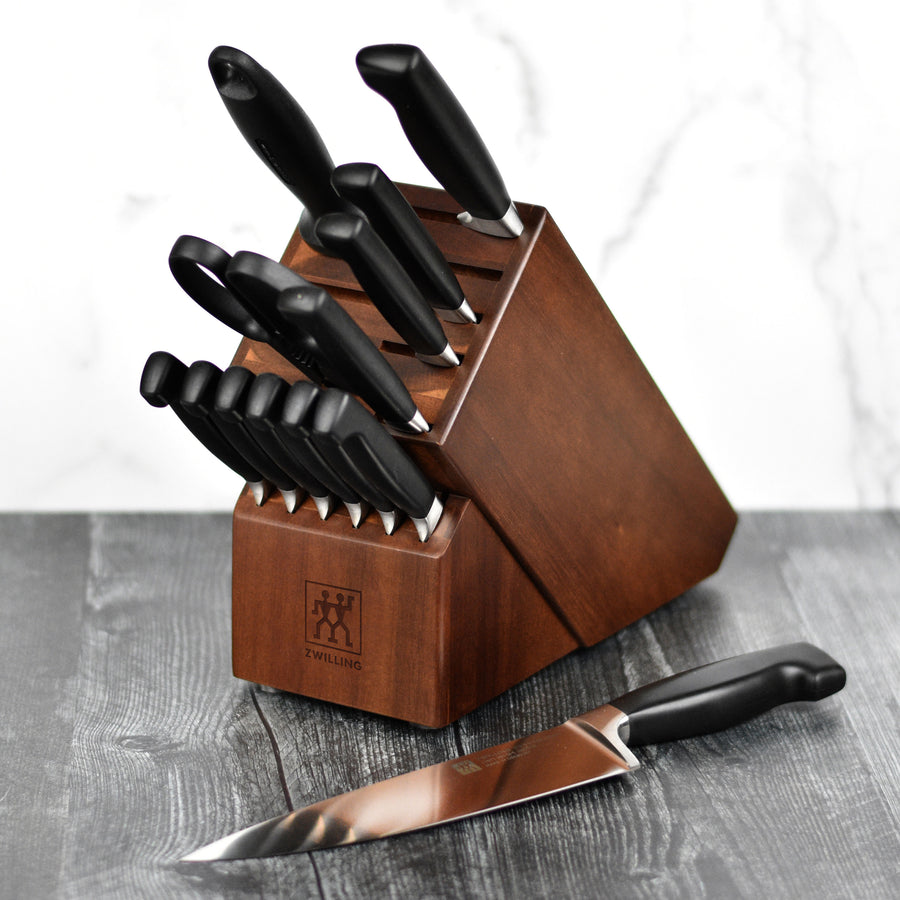  Kitchen Knife Sets with Block, 14 Pieces High Carbon
