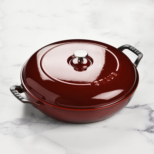 Staub 3.5-quart Grenadine Heritage Braiser