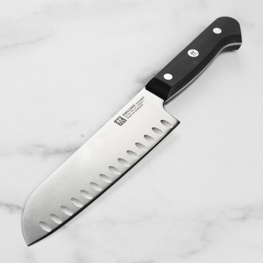 Zwilling Gourmet 7" Hollow Edge Santoku Knife