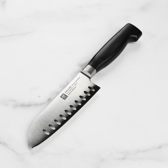 Zwilling Four Star 5.5" Hollow Edge Santoku Knife