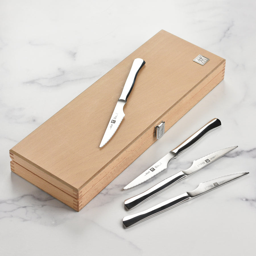 ZWILLING J.A. Henckels Zwilling 8-piece Stainless Steel Steak Knife Set  w/Presentation Case & Reviews