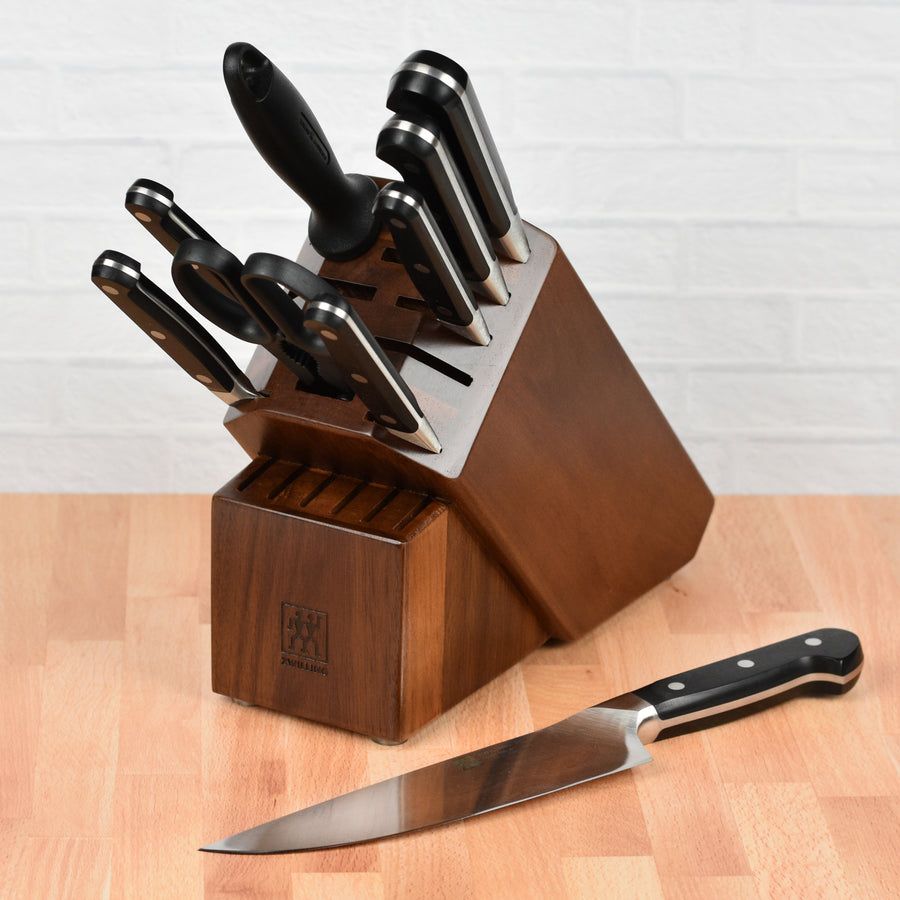 Zwilling J.A. Henckels Professional S Knife Block Set - 10 Piece Acacia –  Cutlery and More