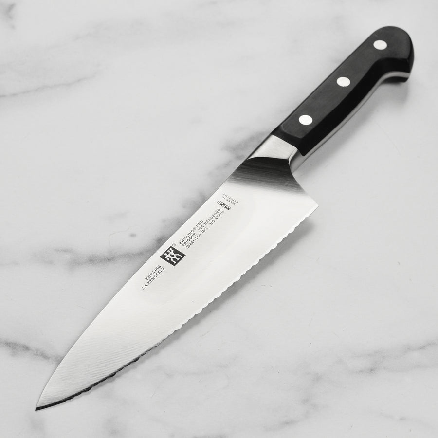 Zwilling Pro 8" Ultimate Serrated Chef's Knife