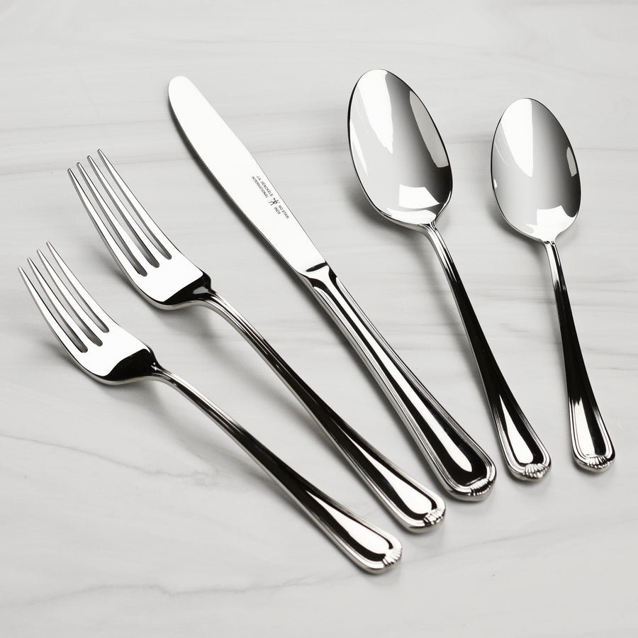 Villeroy & Boch Mademoiselle Cutlery Set 68 Pieces, Stainless  Steel, Silver: Flatware Sets