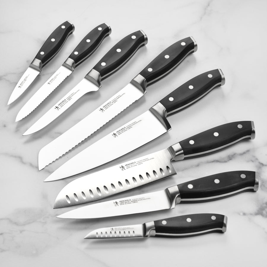  19-Piece Kitchen Knives Set with Block - German Forged