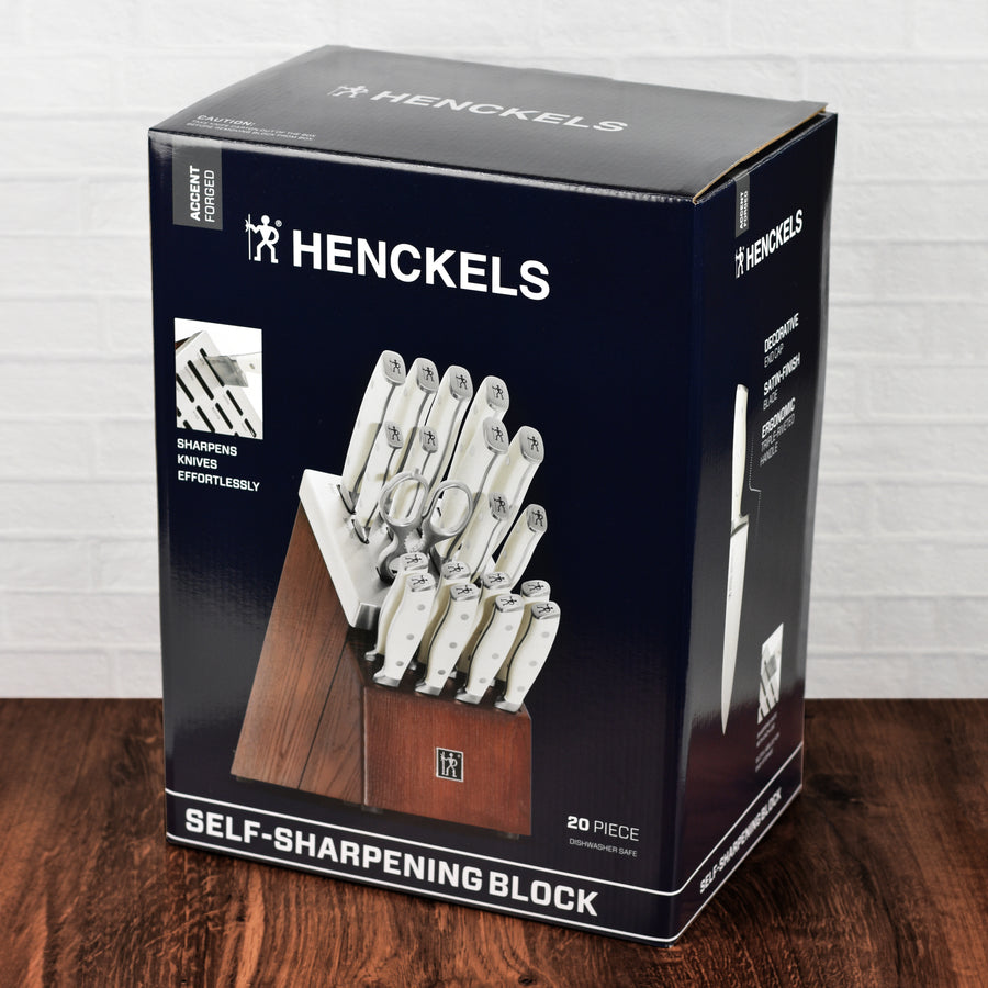 JA Henckels International 16 Piece Forged Accent Off-White Knife Block Set