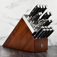 Henckels 16-Piece Forged Accent Off-White Knife Block Set