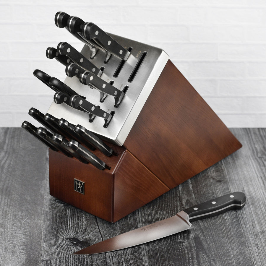 Henckels Classic 15-Piece Self-Sharpening Knife Block Set