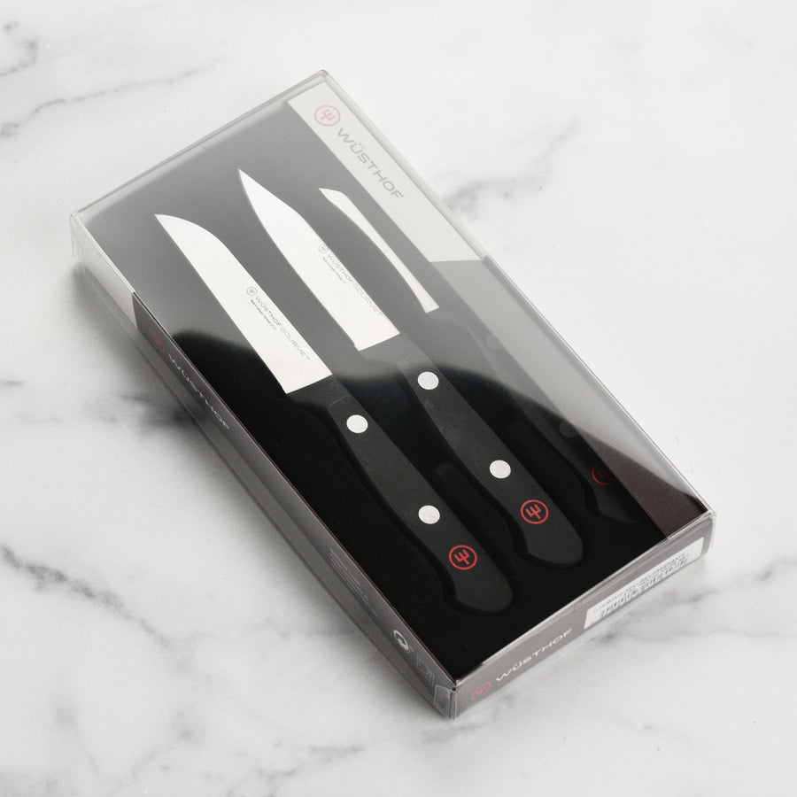 WÜSTHOF Gourmet 3-Piece Paring Knife Set