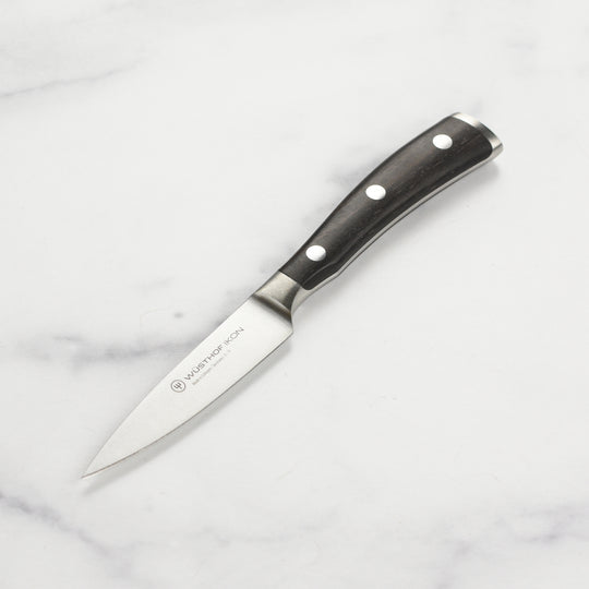 Wusthof Ikon Blackwood 3.5" Paring Knife
