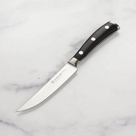 Wusthof Ikon Blackwood 4.5" Steak Knife