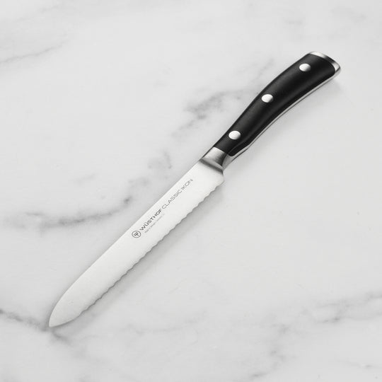 Wusthof Classic Ikon 5" Serrated Utility Knife