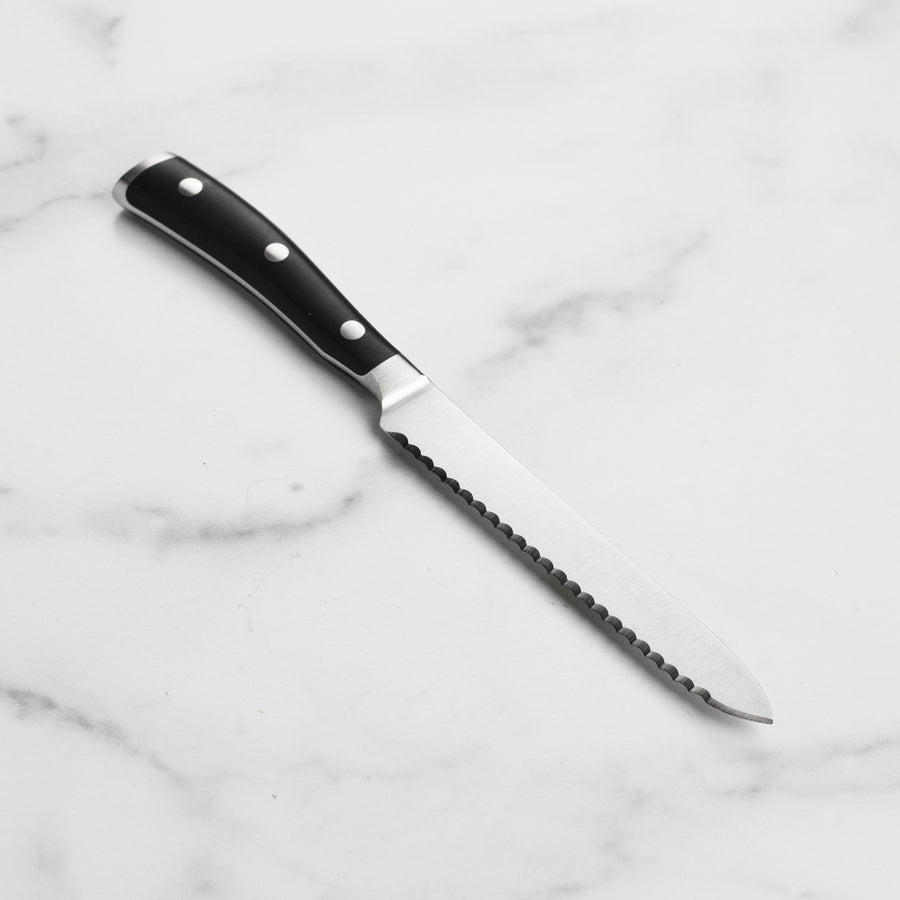Wusthof – 5″ Classic Ikon Serrated Utility Knife : Kitchen Sink Inc, Franklin, NC