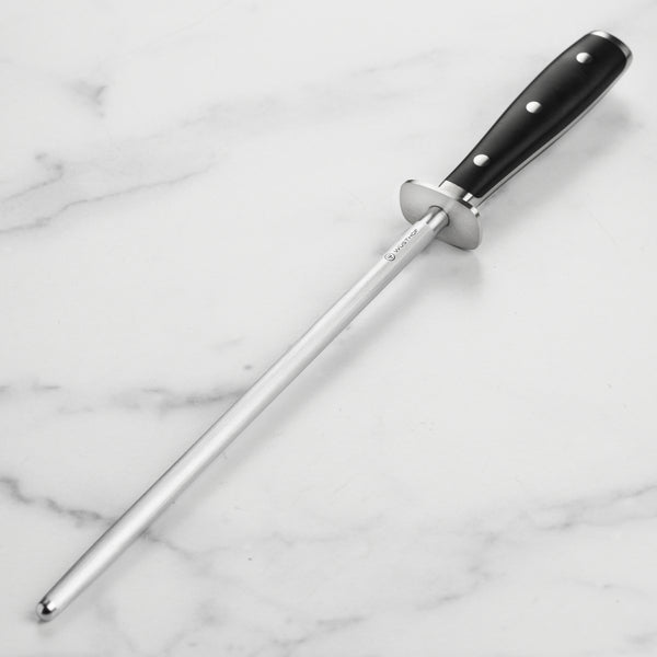 WÜSTHOF / ヴォストフ シャープニングスチール 約25cm 旧ロゴ レア Wusthof Classic Ikon Honing Steel - 10