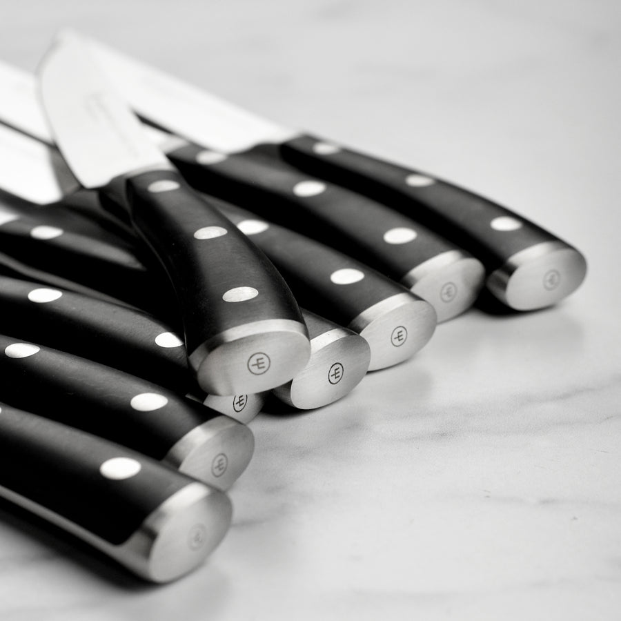 New Sealed Wusthof 8 Piece Presentation Steak Knife Set in Case