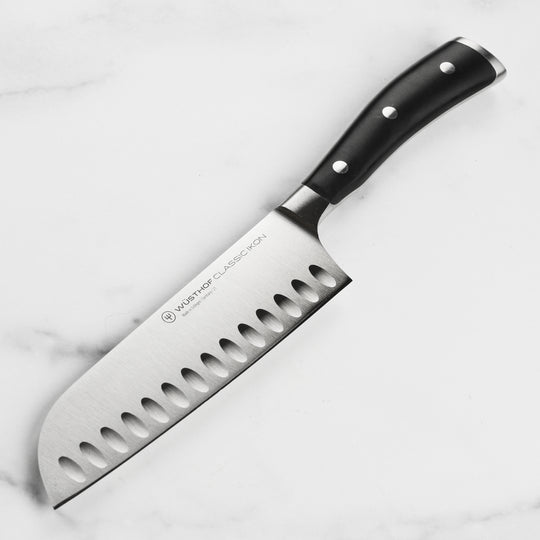 Wusthof Classic Ikon 7" Hollow Edge Santoku Knife