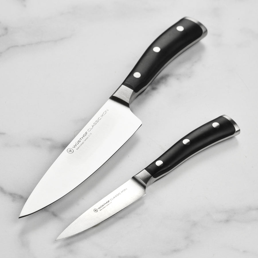 2 pc Cook's Knife Set - Wusthof Classic IKON - Eversharp Knives