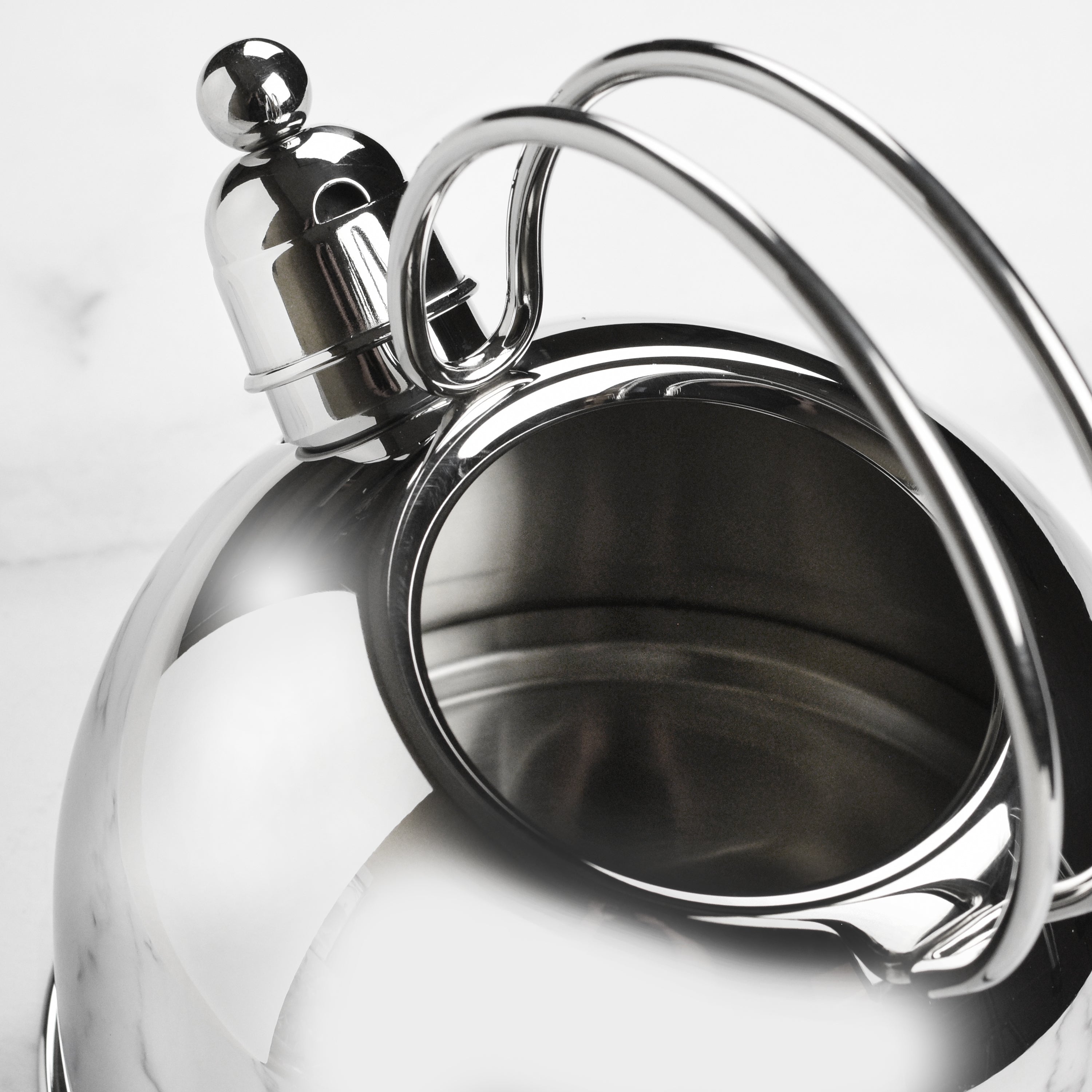 Demeyere Whistling Tea Kettle 2.6quart Stainless Steel Cutlery and