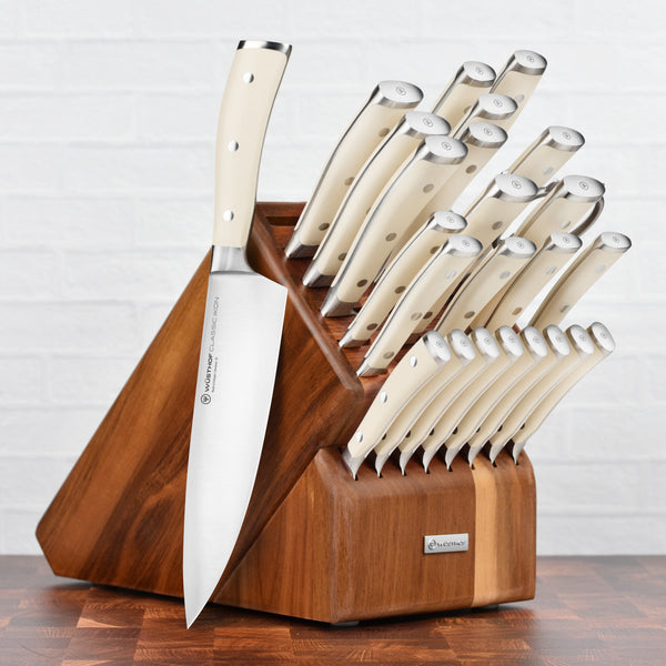 Wusthof Classic Ikon Creme Knife Block Set - 26 Piece – Cutlery