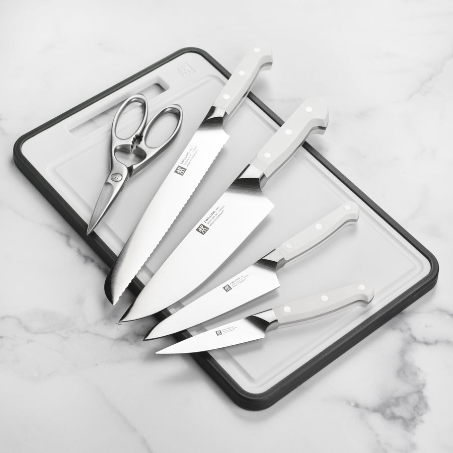 Zwilling Pro Le Blanc 7 Piece Self-Sharpening Knife Block Set