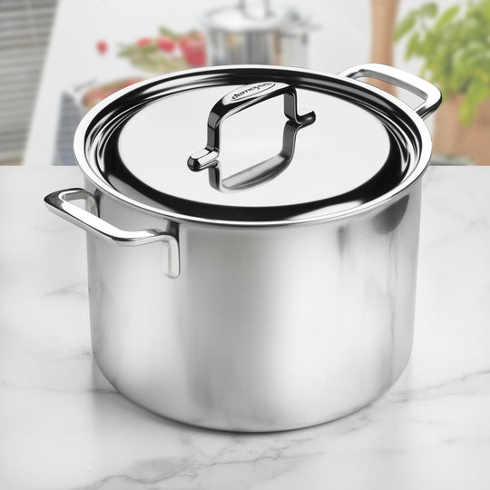 Demeyere 5-Plus 8.5-quart Stainless Steel Stock Pot