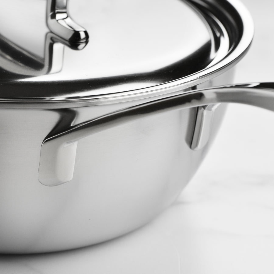 Made In Cookware - 5 Quart Stainless Steel Saucier Pan 